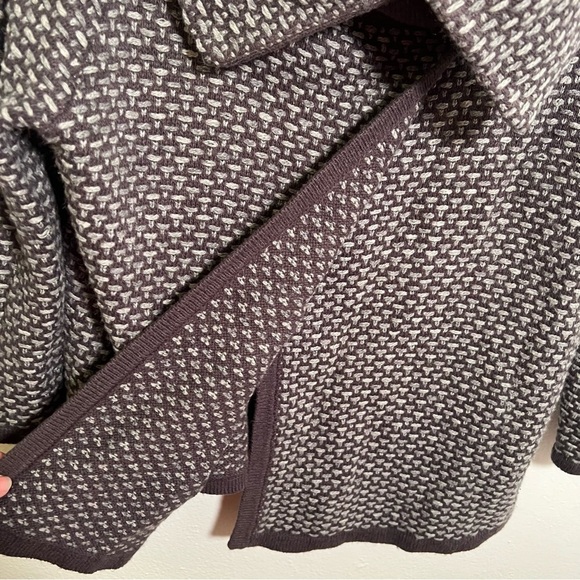 Fenn Wright Manson Cardigan Gray Dots Snap Up M - Picture 5 of 10